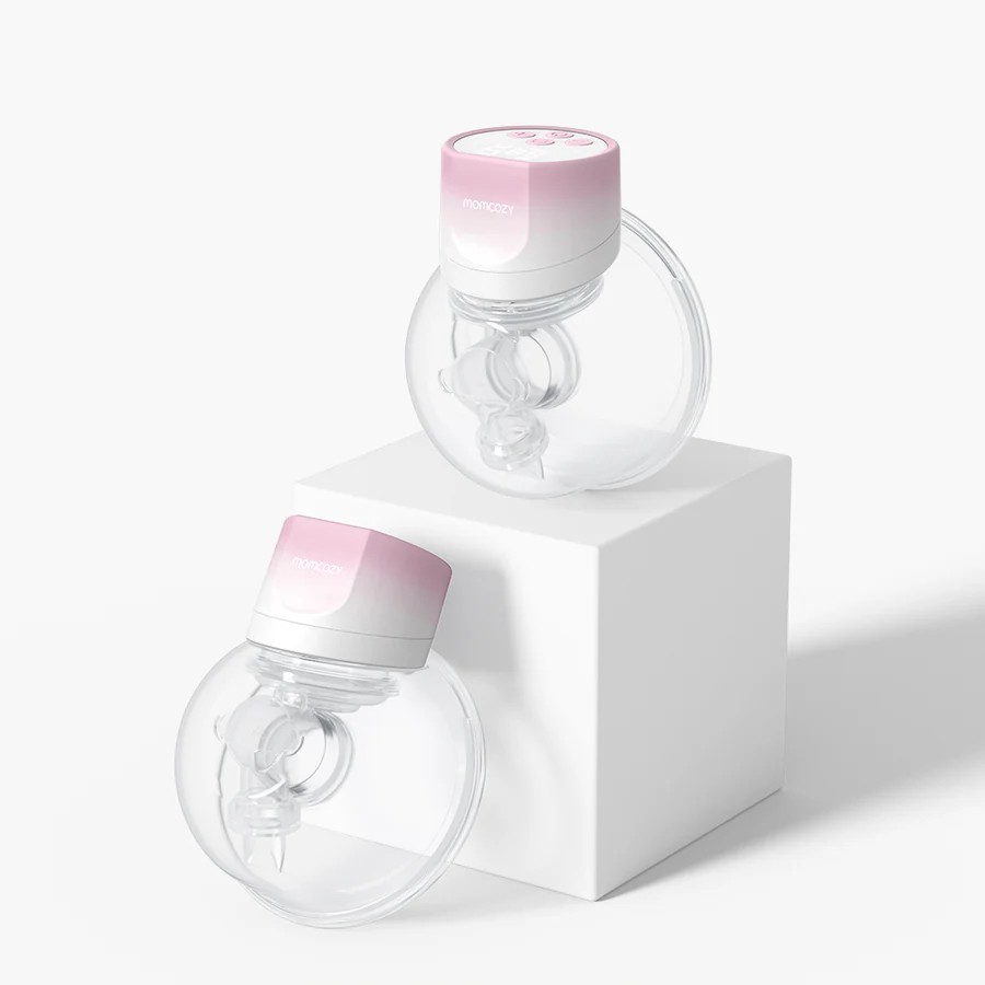 cps-81a55f32355de6852cc6a13498d6c925-2025-12-05-14-05-12 Momcozy S12 Pro Double Electric Breast Pump Pink, 180ml - imagine 1
