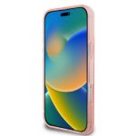 Guess GUHMP16LHFWFCP iPhone 16 Pro 6.3" pink hardcase IML Flowers Wreath MagSafe - imagine 5