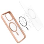 Spigen Ultra Hybrid Mag Case for iPhone 16 Pro Max MagSafe Pink/Frost Rose - imagine 6