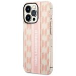 Karl Lagerfeld KLHCP14LHKLSPCP iPhone 14 Pro 6,1" hardcase pink Mono Vertical Stripe - imagine 2