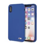 Hardcase BMW BMHCPXMSILNA iPhone X/Xs navy Silicone M Collection