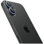 Spigen Optik Pro Glas.TR "EZ FIT" Camera Protector 2pcs for iPhone 17 / 16 / 16 Plus blue - imagine 3