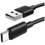 Cable USAMS YD Series SJ708 18W 3A USB-A to USB-C 1m white - imagine 4
