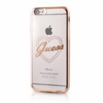 Guess GUHCP7LTRHG iPhone 6/7/8 Plus gold hardcase heart