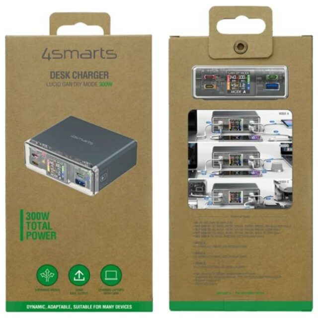 Stacja ładująca 4smarts Lucid 300W       z trybem DIY szary - imagine 3