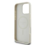 Guess GUHMP16LPGHSMME iPhone 16 Pro 6.3" beige hardcase Grained Ring MagSafe - imagine 7