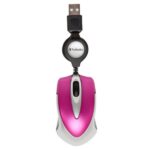 Verbatim Go Mini Optical Mouse USB-A 1000 dpi hot pink 49021 - imagine 2