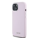 DKNY DKHMP15MSMCHLP iPhone 15 Plus / 14 Plus 6.7" pink hardcase Liquid Silicone Small Metal Logo Mag - imagine 2