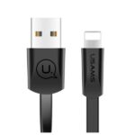 USAMS U2 Flat Cable Lightning 1.2m black SJ199IP01 iPhone 5/6/7/8/X (US-SJ199)