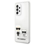Karl Lagerfeld KLHCA53CKTR A53 5G A536 hardcase Transparent Karl & Choupette - imagine 2