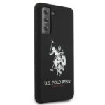 US Polo USHCS21MSLHRBK S21+ G996 black Silicone Logo - imagine 4