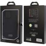 Audi Silicone Case iPhone 15 Pro Max 6.7" black hardcase AU-LSRIP15PM-Q3/D1-BK - imagine 7