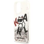 Karl Lagerfeld Liquid Glitter Choupette Logo MagSafe Case for iPhone 17 Clear - imagine 6