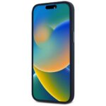 Case Karl Lagerfeld Silicone Shadow Metal Initial MagSafe for iPhone 15 Pro black - imagine 5