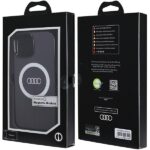 Audi IML Big Logo MagSafe Case iPhone 15 / 14 / 13 6.1" black hardcase AU-IMLMIP15-Q5/D2-BK - imagine 7