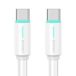 USAMS Cable USB-C/USB-C 1m SJ73460W white YU Series SJ734USB02 (US-SJ734)