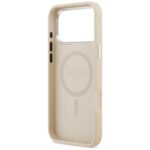 Guess Triangle Logo MagSafe Case for iPhone 17 Pro Max Beige - imagine 7