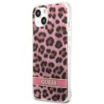 Guess GUHCP13SHSLEOP iPhone 13 mini 5,4" pink hardcase Leopard - imagine 2