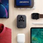 UNIQ Voyage World Charger Adapter 33W + 2xUSB + PD 18W + QC 3.0 charcoal grey (LITHOS Collec - imagine 6