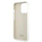 Karl Lagerfeld KLHCP13LSLKLWH iPhone 13 Pro / 13 6,1" Silicone Stack Logo white - imagine 7