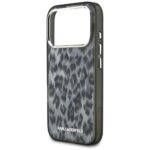 Karl Lagerfeld IML Leopard Pattern MagSafe Case for iPhone 17 Pro Black - imagine 6