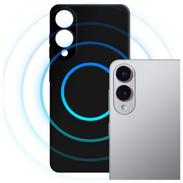 3MK Hardy MagSilicone Case for Samsung Galaxy S25 Edge Black - imagine 3