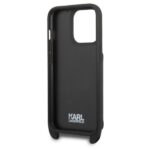Karl Lagerfeld KLHCP13XSAIPCK iPhone 13 Pro Max 6,7" hardcase black Saffiano Metal Ikonik - imagine 7