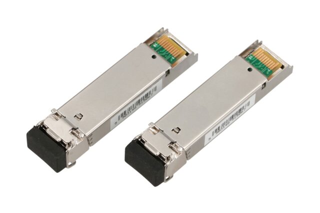 Extralink SFP WDM 1.25G 1310/1550nm | SFP Module | Single mode, 20km, LC, DOM, Pair, dedicated for HP/Aruba - imagine 3