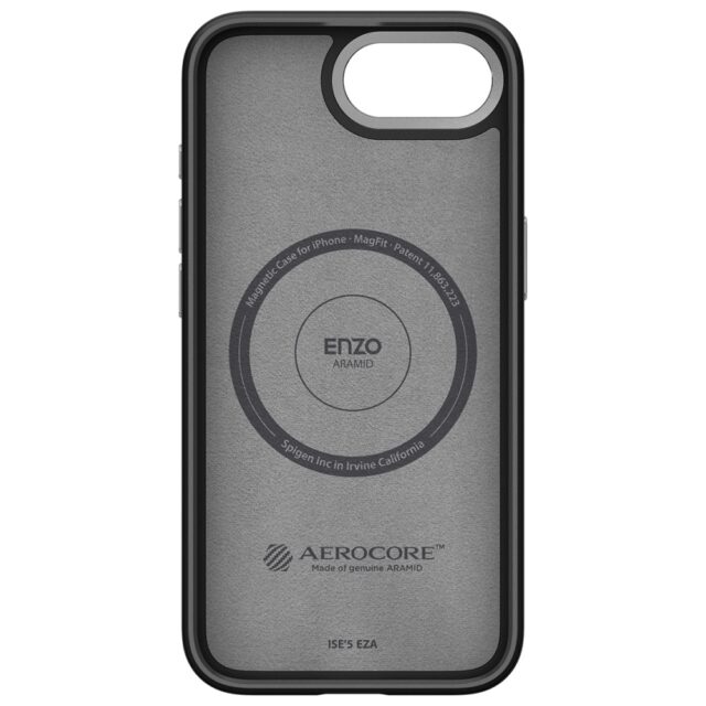 Case Spigen Enzo Aramid Mag MagSafe for iPhone 16e black - imagine 3