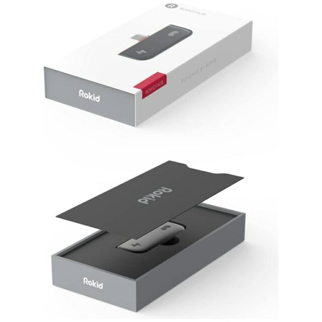 Adapter Rokid HUB USB-C na 2xUSB-C black - imagine 6