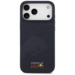 Red Bull Silicone Single Bull Logo MagSafe Case for iPhone 17 Pro Max Navy Blue - imagine 3