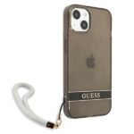 Guess GUHCP13MHTSGSK iPhone 13 / 14 / 15 6,1"black hardcase Translucent Stap - imagine 4