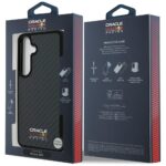 Red Bull Real Carbon Fiber Shiny Logo MagSafe Case for Samsung Galaxy S25 Black - imagine 8