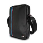 BMW BMTB8MCPBK Tablet Bag 8" black Carbon / Tricolor Stripe - imagine 2