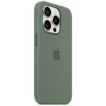 Etui Apple MT1X3ZM/A iPhone 15 Pro Max 6.7" MagSafe zielony cyprysowy/cypress Silicone Case - imagine 2