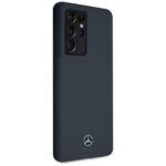 Mercedes MEHCS21LSILNA S21 Ultra G998 blue hardcase Silicone Line - imagine 4
