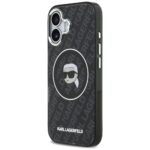 Case Karl Lagerfeld IML Karl Head Logo   MagSafe for iPhone 17 Pro black - imagine 2