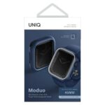 UNIQ Moduo Case Apple Watch Series 4/5/6/7/8/9/SE/SE2/SE3 44/45mm blue-grey - imagine 5