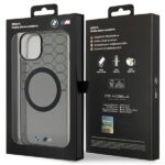 BMW BMHMP14MHGPK iPhone 14 Plus / 15 Plus 6.7" Grey Pattern MagSafe Case - imagine 8
