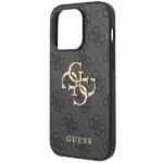 Guess GUHCP15X4GMGGR iPhone 15 Pro Max 6.7" grey hardcase 4G Big Metal Logo - imagine 6