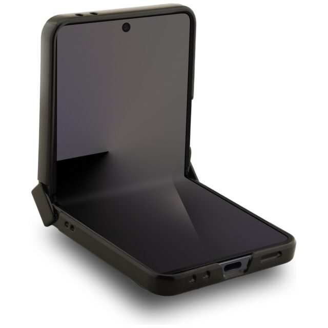 Karl Lagerfeld Saffiano Karl&Choupette Pin Case for Samsung Galaxy Z Flip7 Black - imagine 4