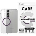 Etui CARE by PanzerGlass Flagship Urban  Combat Purple QI do Samsung Galaxy S25+ transparent