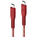 ENERGEA Flow USB-C to USB-C Cable 1.5m Red 240W 5A PD Fast Charge - imagine 2