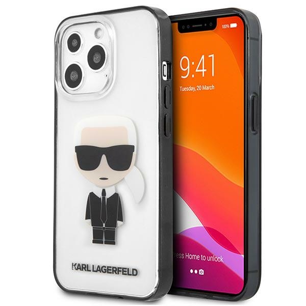 cps-832a1e3494970820e4d409878c1cb657-2025-12-06-17-26-45 Karl Lagerfeld KLHCP13LHIKCK iPhone 13 Pro / 13 6,1" transparent Ikonik Karl - imagine 1