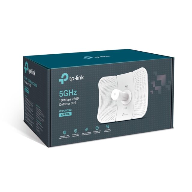 TP-Link CPE605 | CPE | 5GHz, 150Mb/s, 1x RJ45 100Mb/s, 23dBi - imagine 3
