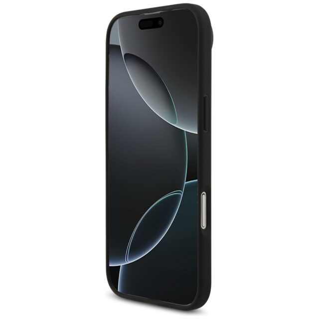 Guess Grained Big 4G & Classic Logo case for iPhone Air black - imagine 5