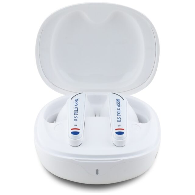 Headphones TWS US Polo DH Logo Docking Station white - imagine 2