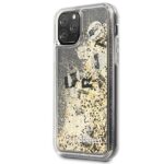 Karl Lagerfeld KLHCN58ROGO iPhone 11 Pro black & gold hard case Glitter - imagine 2