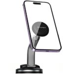 AWEI magnetic car holder X45for windshield/cockpit black