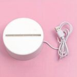 3D Broken Hearts Night Light Extralink Home, Optical Illusion for Bedroom USB - imagine 4